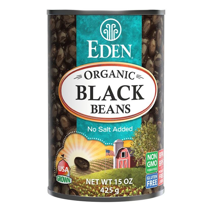 Black Beans, organic, 15 oz