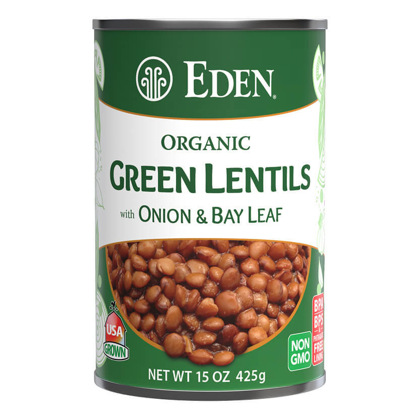 Lentils with Onion & Bay Leaf, organic