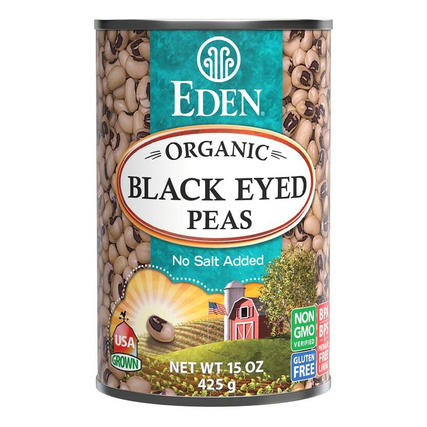 Black Eyed Peas, organic, 15 oz