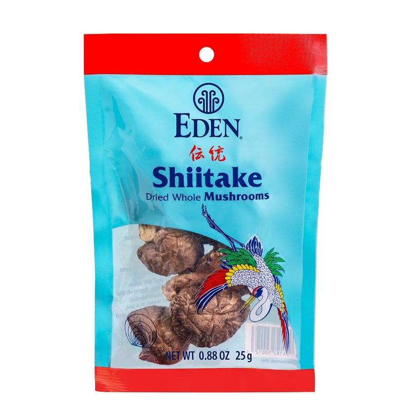 Whole Shiitake Mushrooms - dried