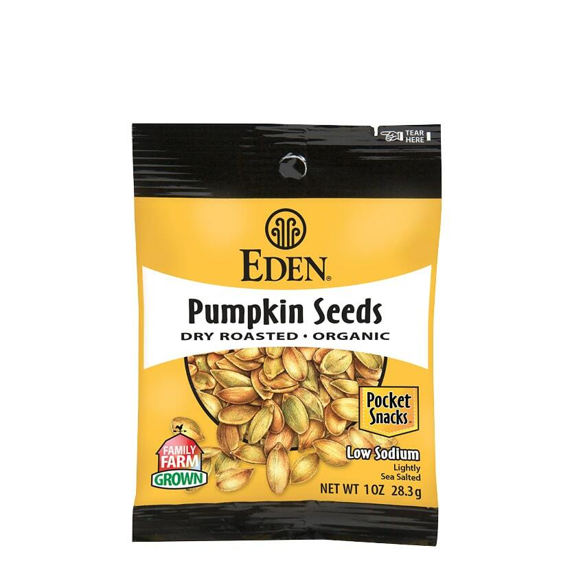 Pumpkin Seeds Pocket Snacks, Organic - 1 oz