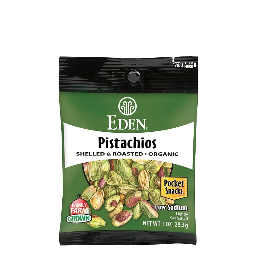 Pistachios Pocket Snacks, Organic - 1 oz