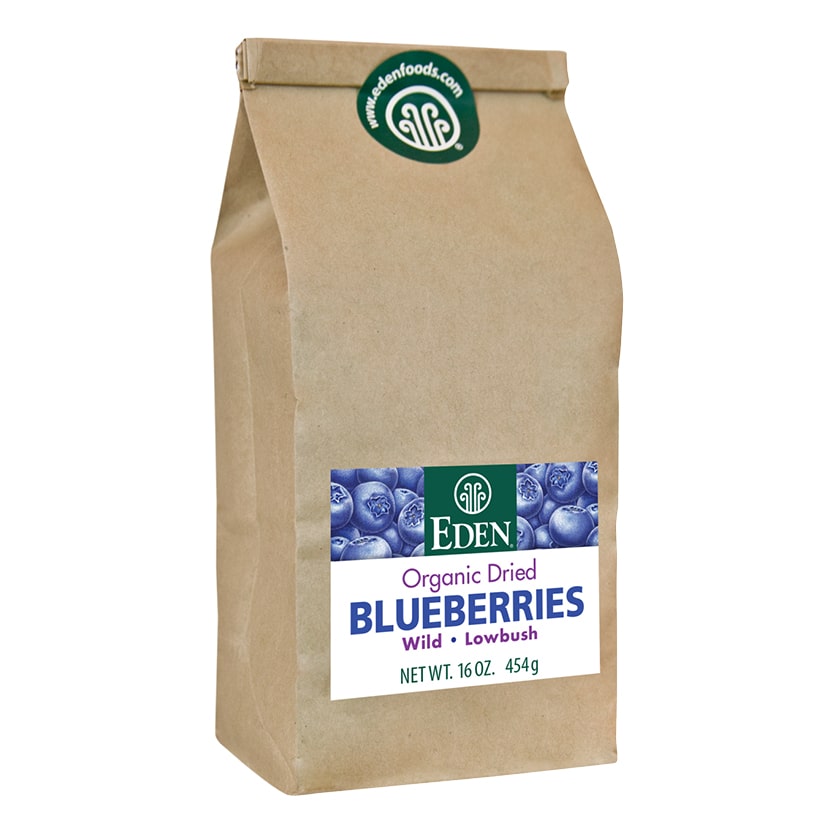 Dried Wild Blueberries, Organic - 1 lb