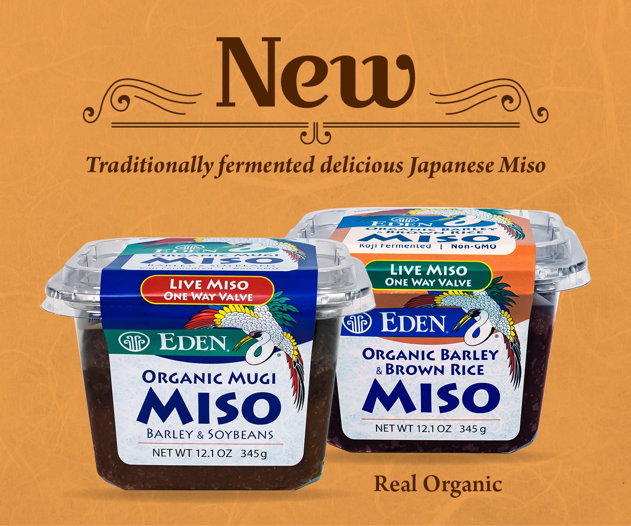 New Black Sesame Oil and Miso Tubs