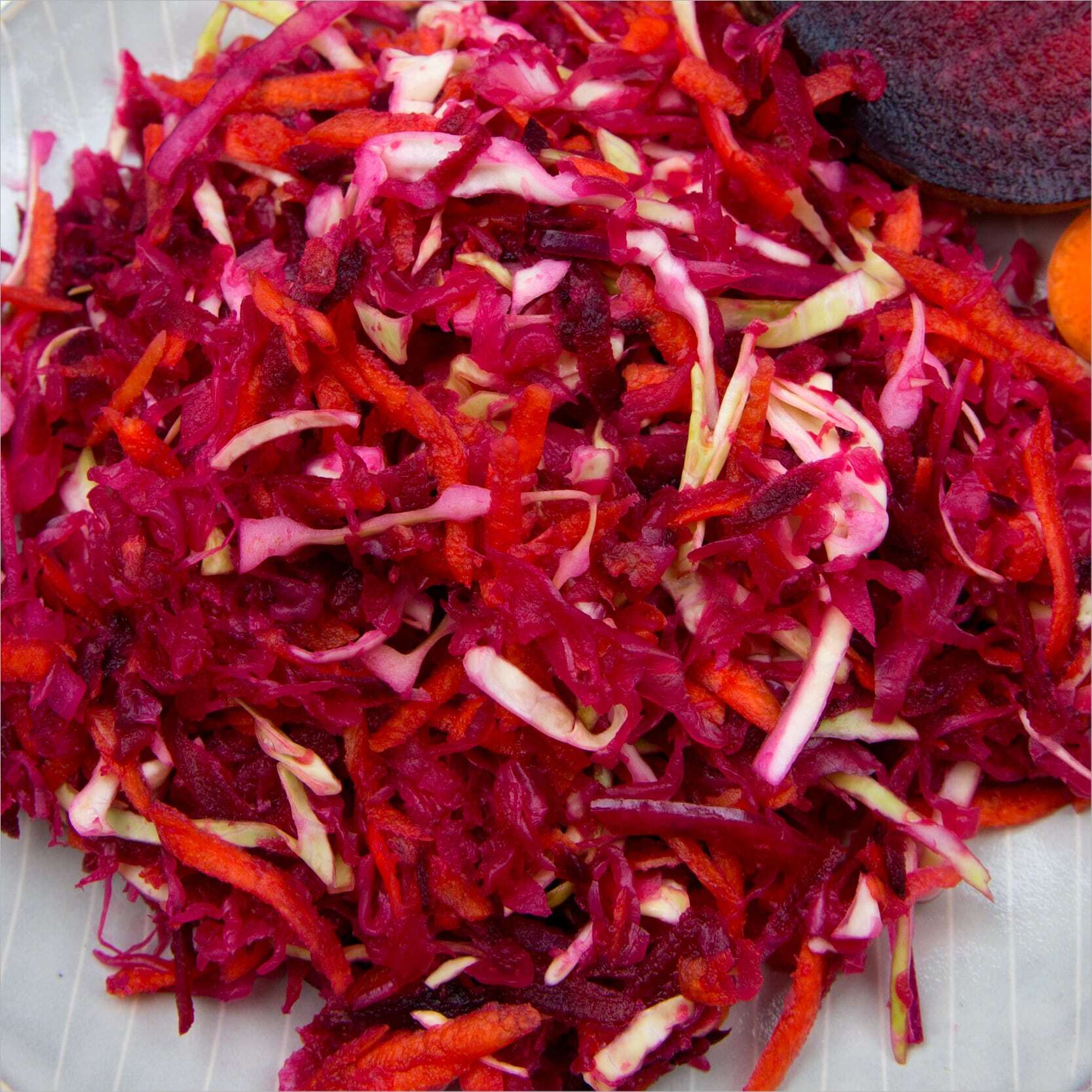 Food Focus - Beet & Sauerkraut Slaw