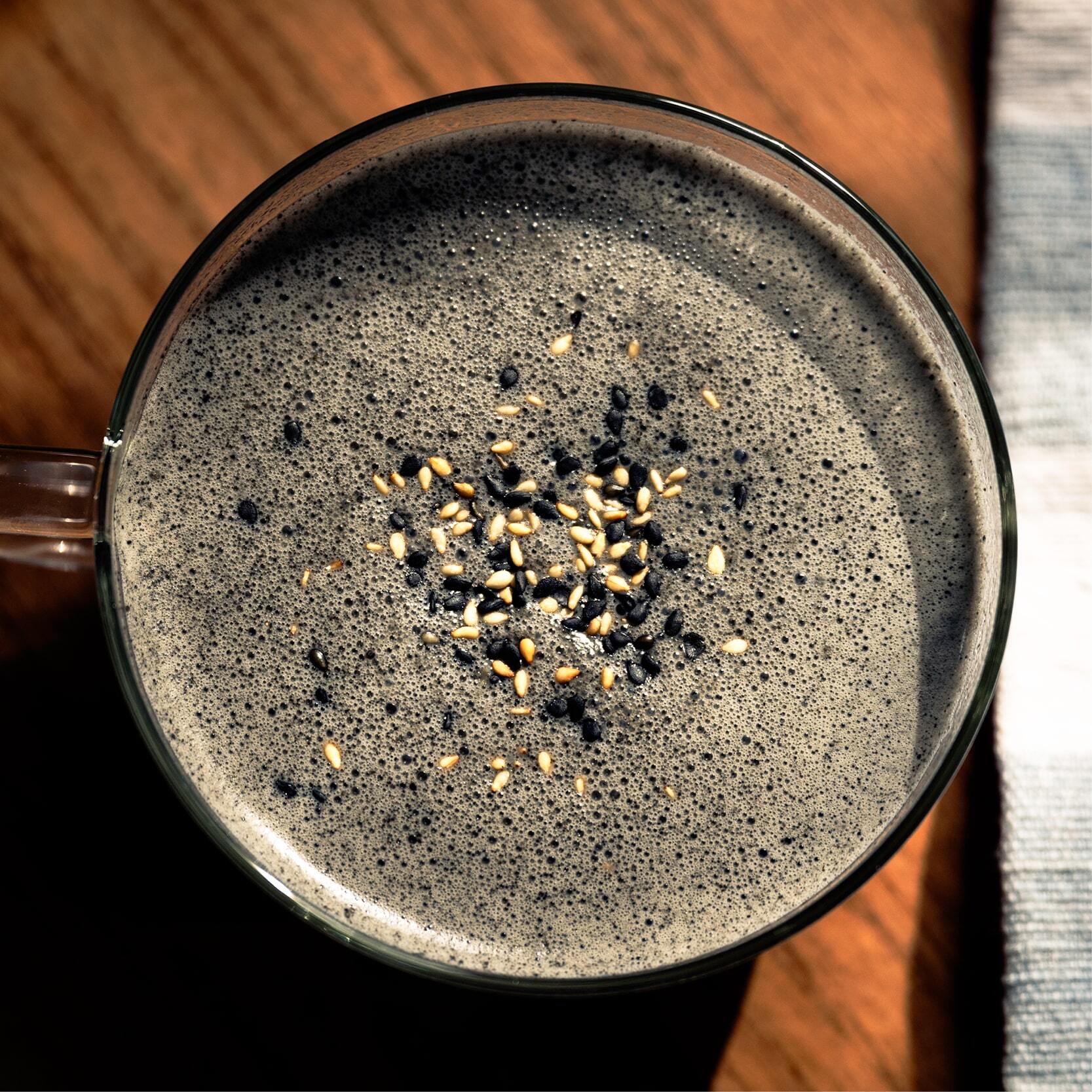 Food Focus - Black Sesame Latte
