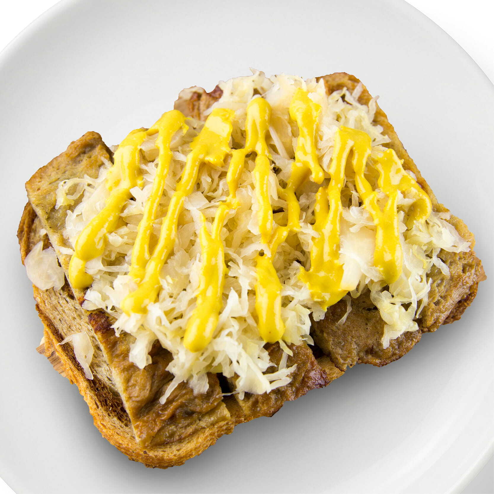 Food Focus - Seitan Sauerkraut Sandwiches 