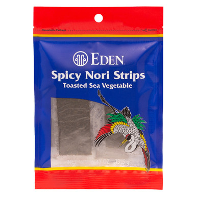 Spicy Nori Strips, Sea Vegetable - Eden Foods