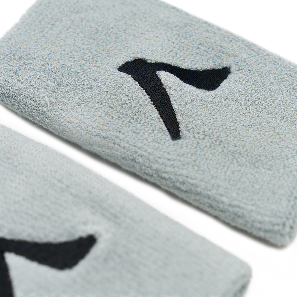 Wristband 2 Pack 12cm - Grey