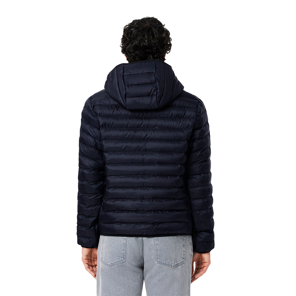 Quilted Puffed Jacket Navy
