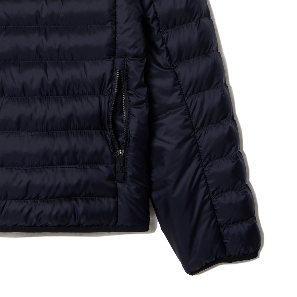 Quilted Puffed Jacket Navy
