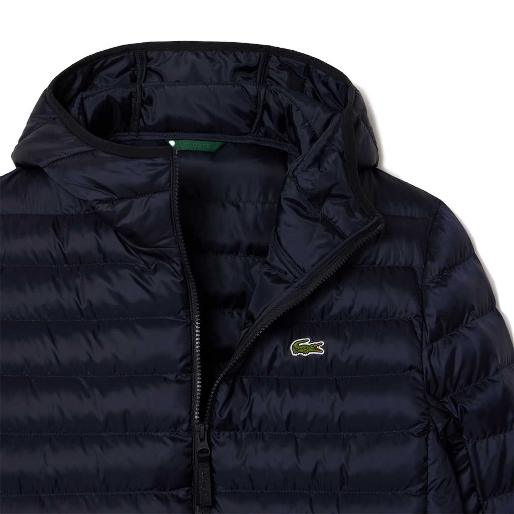Quilted Puffed Jacket Navy