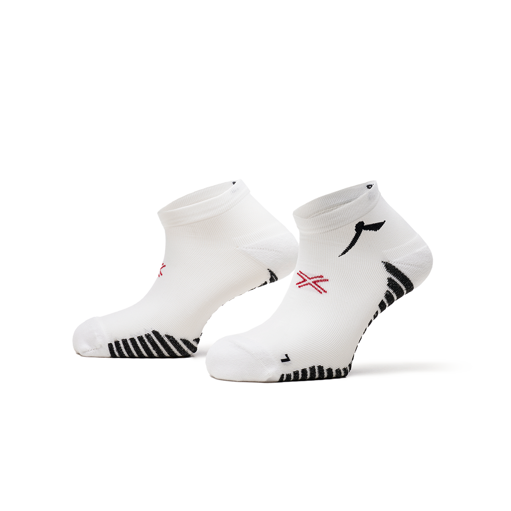 Opti-X Anti Slip Ankle Sock White