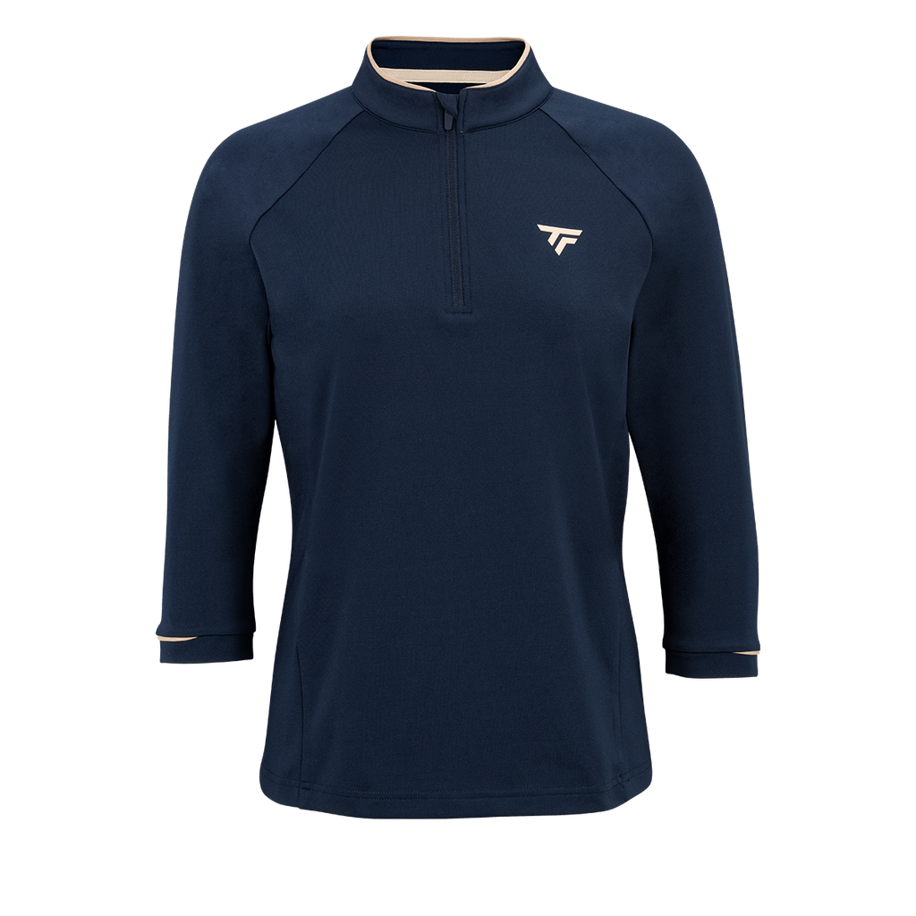 Lady Thermo Zip 3/4 Sleeves Marine