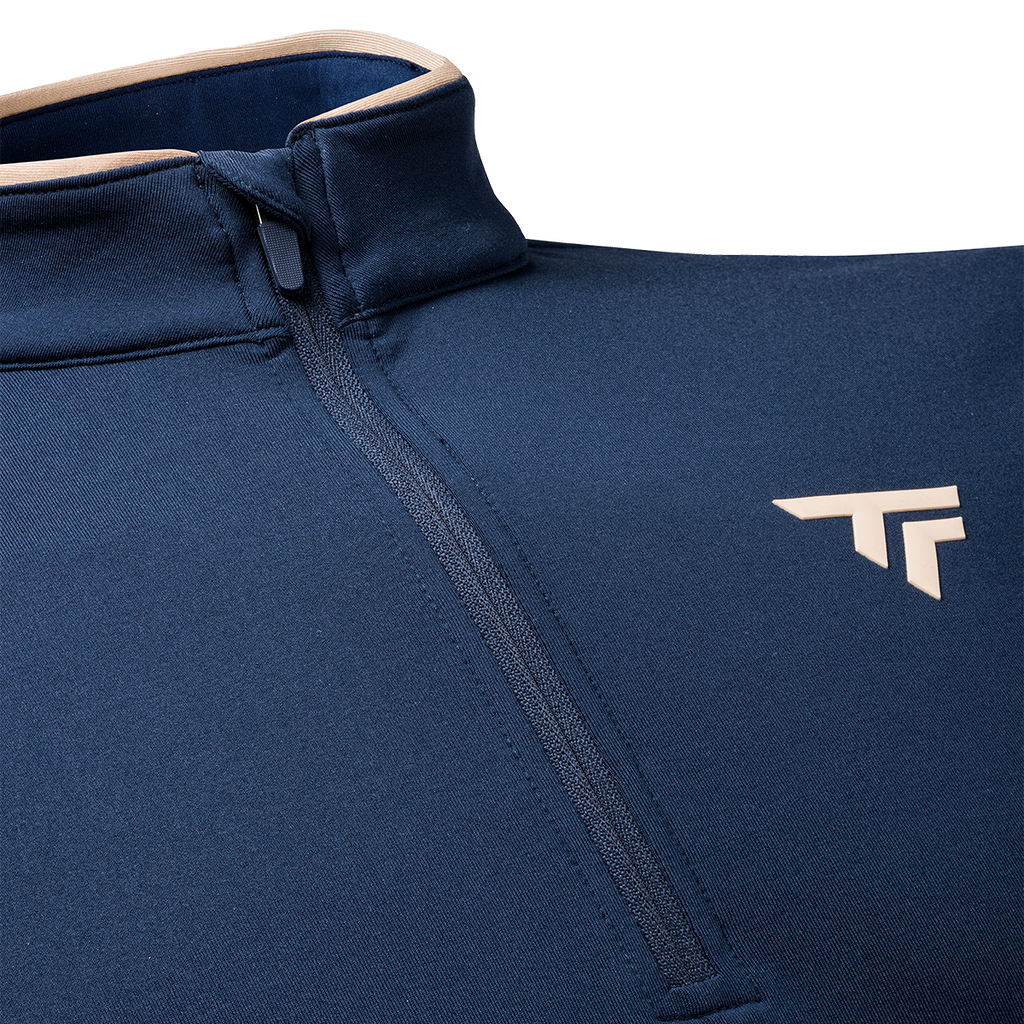 Lady Thermo Zip 3/4 Sleeves Marine