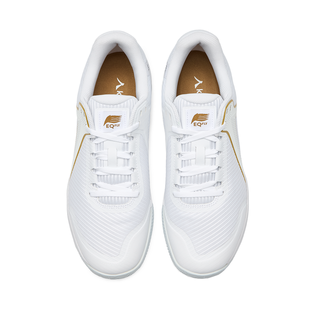 EQ Fly 2 Padel Shoe - White/Gold