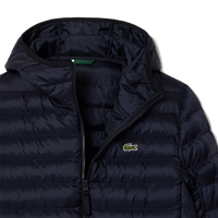 Quilted Puffed Jacket Navy