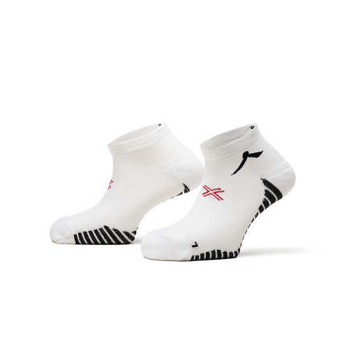 Opti-X Anti Slip Ankle Sock White