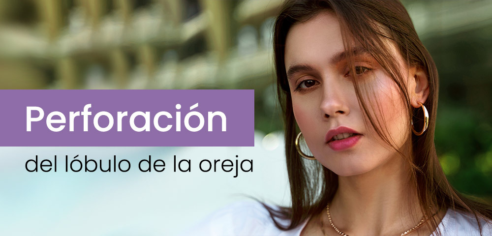 Perforación del lóbulo de la oreja en Farmacia Ayuso de Dios, en Madrid