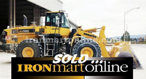 2009 Komatsu WA500-6 Wheel Loader.