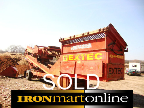 Soil Screener For Sale  Extec 6000S used for sale