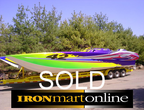 2003 Off Shore Race Boat Super Cat MTI 39 foot Catamaran