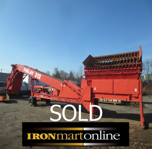 Terex Finlay 312C Mobile Screening Plant used for sale