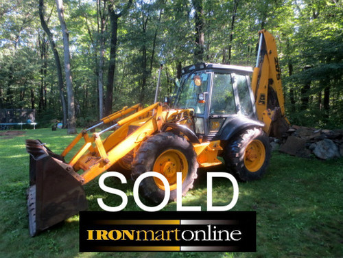 JCB 217S Backhoe Loader with 4 Wheel Steering used for sale