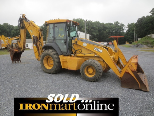 2003 John Deere 710G 4x4 Backhoe Loader, in very good condition.
