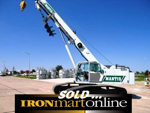 2008 Mantis 6010-125 30-Ton Crawler Crane, very good condition. 2008 Mantis 6010-125 30-Ton Crawler Crane, very good condition.