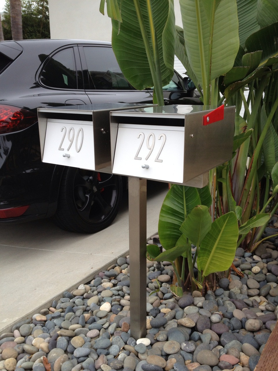 Mailbox Post Stainless Steel BoxDesignUSA