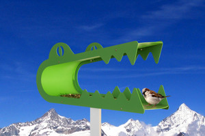 Piep Show Safari Bird House green Alligator Piep Show Safari Bird House green Alligator