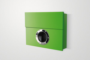 Letterman XXL Modern Mailbox green Letterman XXL Modern Mailbox green