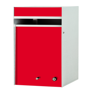 Red - Designer Front Opening Zincalume Modern Mailbox Red - Designer Front Opening Zincalume Modern Mailbox