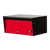 Red Door - Metro Front Opening Black Modern Mailbox Red Door - Metro Front Opening Black Modern Mailbox