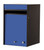 Blue Front - Designer Front Opening Modern Mailbox