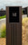 Black Front - Back Opening Designer Modern Mailbox with modern numbers Black Front - Back Opening Designer Modern Mailbox with modern numbers