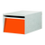 Urban Back Opening Stainless Steel Modern Mailbox in orange Urban Back Opening Stainless Steel Modern Mailbox in orange