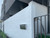 Metro Back Opening Aluminum Modern Mailbox Mounted in brick Wall Metro Back Opening Aluminum Modern Mailbox Mounted in brick Wall