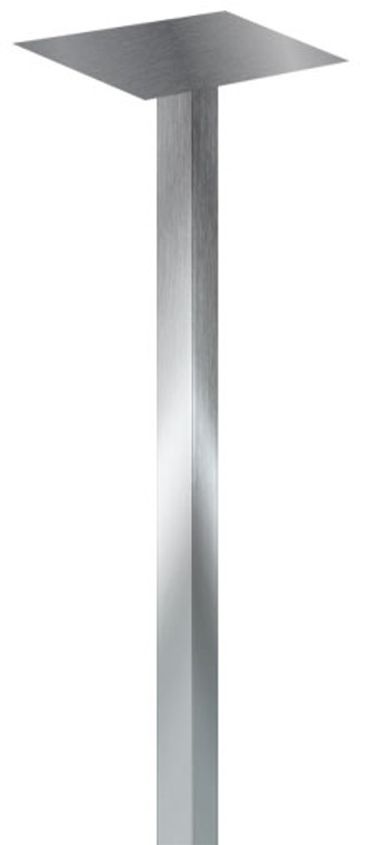 Stainless steel mailbox post