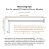1 1/4" Dia. Steel Rod for Finials and Corner Window