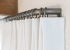 Stone Gray with White Drapes