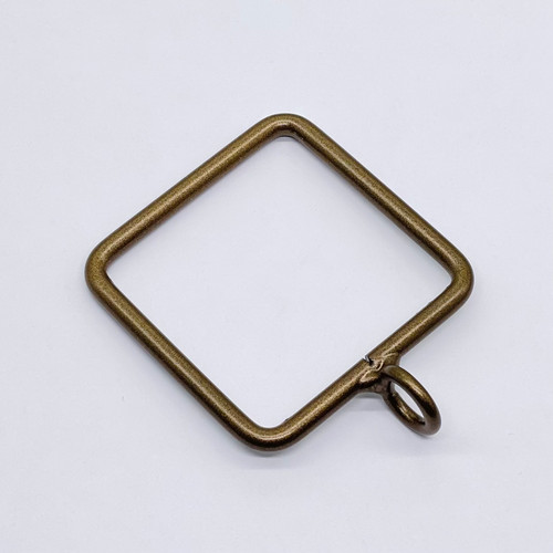 2" Steel Square Ring with Eyelet