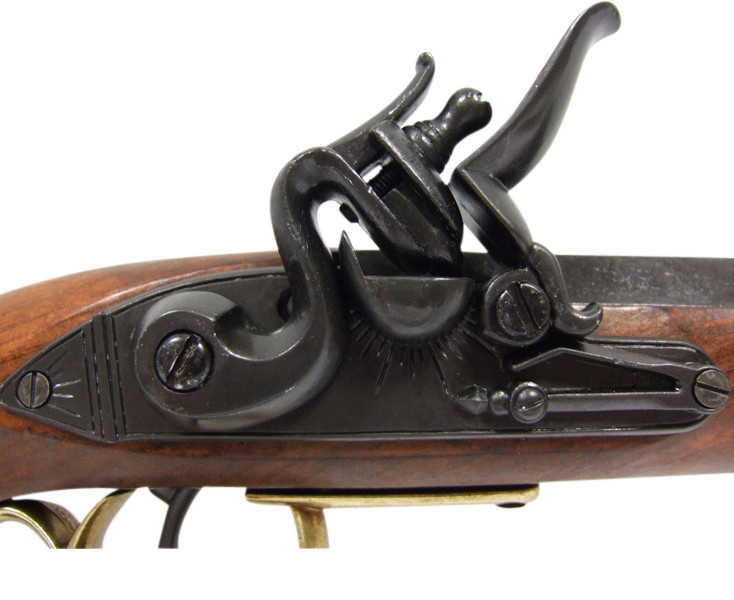 KENTUCKY FLINTLOCK PISTOL BRASS - Collector's Armoury, Ltd.