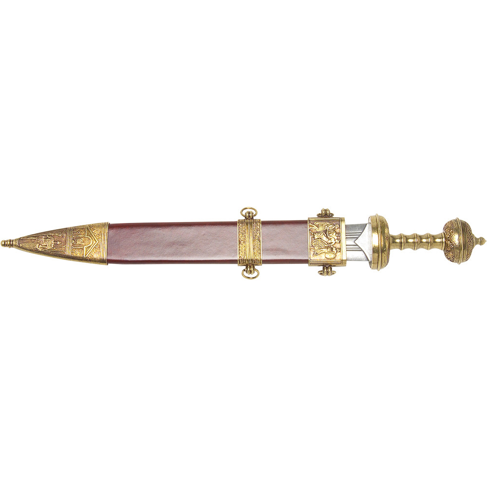 Replica Gladiator Sword With Gold Trim - Collector's Armoury, Ltd.