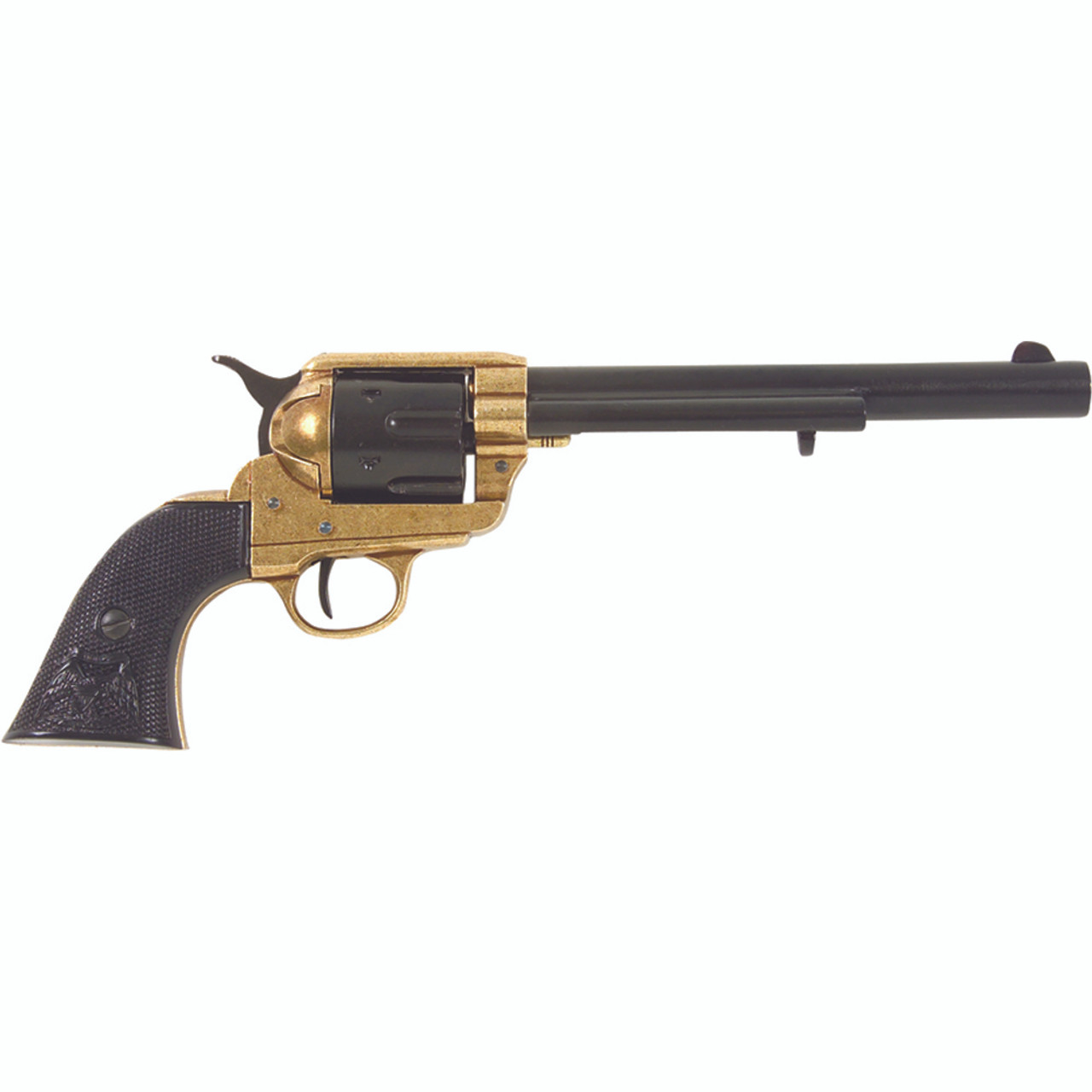 Display M1873 Colt Cavalry 装飾的な金ーリボルバー M1873 Colt Cavalry Single Action Army Revolver - 1873 - Non
