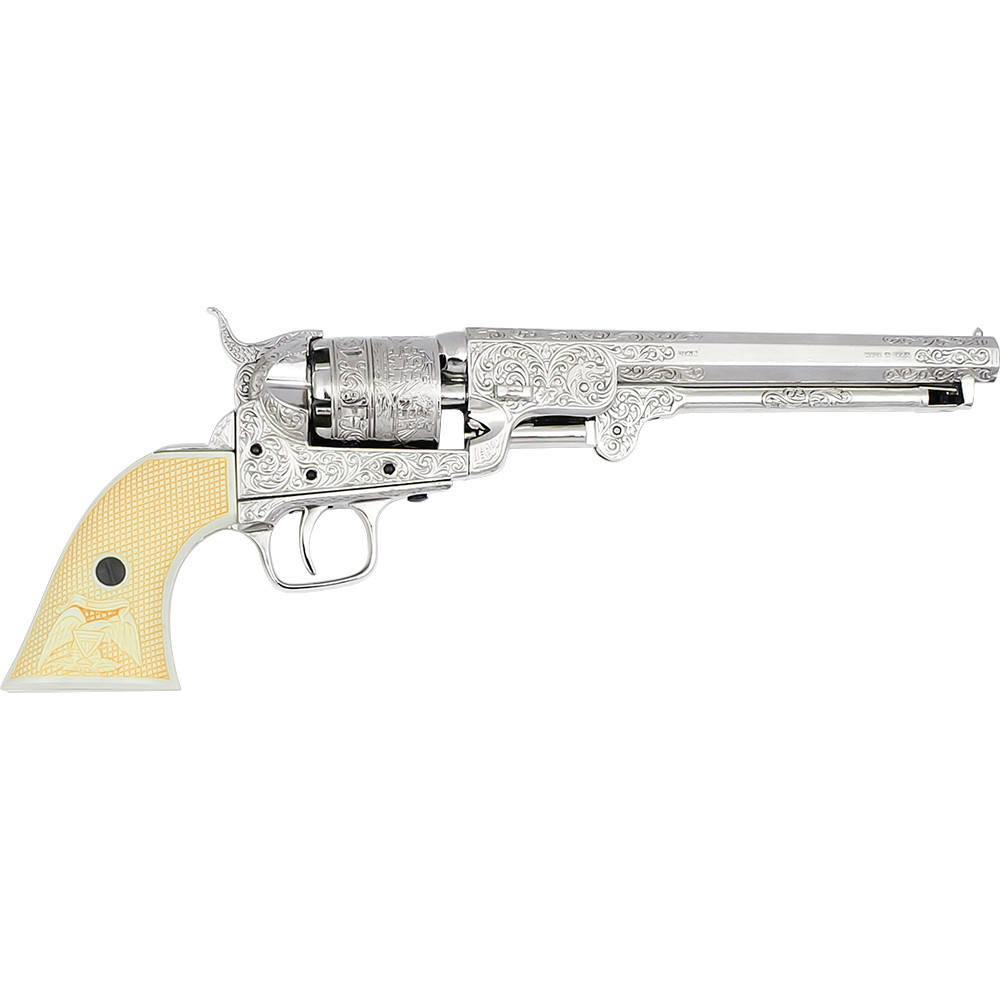 CA Classics M1851 Navy Revolver Nickel Finish - Collector's