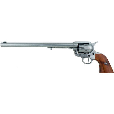 1303 M1873 Single Action Buntline Special Revolver Non-Firing Gun - Grey-img-1