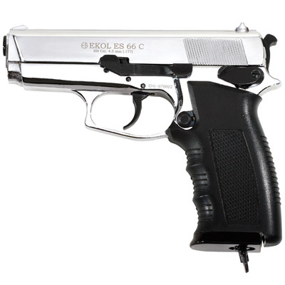 6581 Ekol ES 66C Compact CO2 BB Pistol - Chrome Finish-img-0