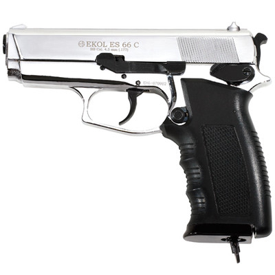 Ekol ES 66C Compact  CO2 BB Pistol - Chrome Finish
